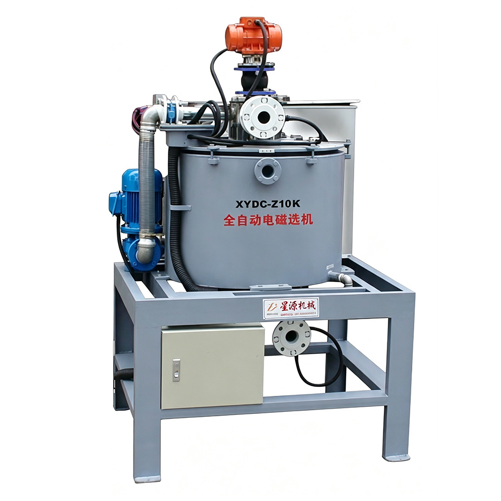 Wet high intensity electromagnetic separator automatic type